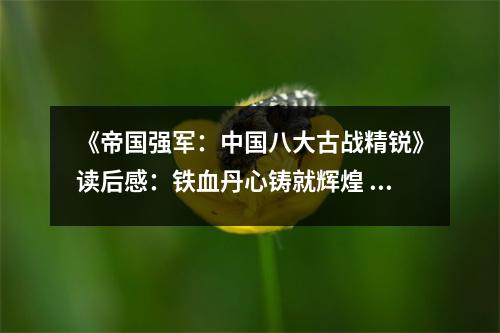 《帝國強(qiáng)軍：中國八大古戰(zhàn)精銳》讀后感：鐵血丹心鑄就輝煌 (800字)