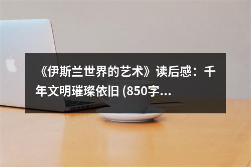 《伊斯蘭世界的藝術(shù)》讀后感：千年文明璀璨依舊 (850字)