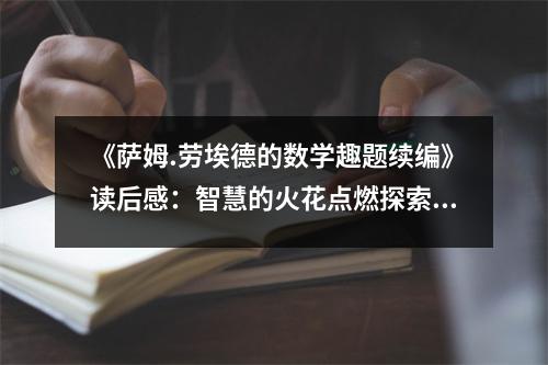 《薩姆.勞埃德的數(shù)學(xué)趣題續(xù)編》讀后感：智慧的火花點(diǎn)燃探索的熱情 (1050字)