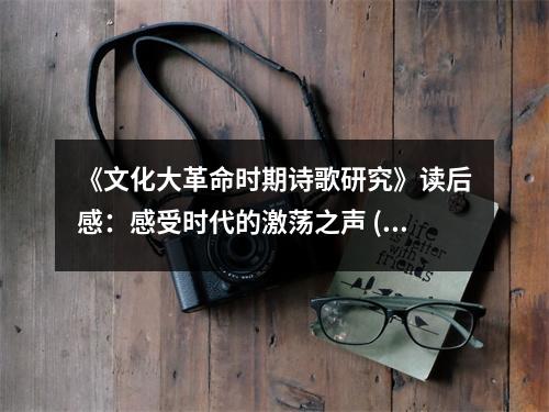 《文化大革命時期詩歌研究》讀后感：感受時代的激蕩之聲 (1100字)