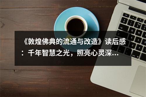 《敦煌佛典的流通與改造》讀后感：千年智慧之光，照亮心靈深處 (800字)