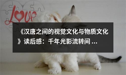 《漢唐之間的視覺文化與物質(zhì)文化》讀后感：千年光影流轉(zhuǎn)間 (750字)