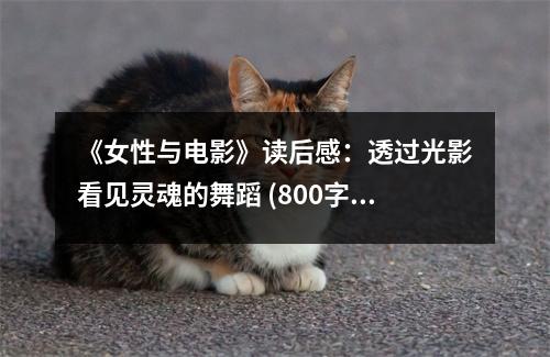 《女性與電影》讀后感：透過光影看見靈魂的舞蹈 (800字)