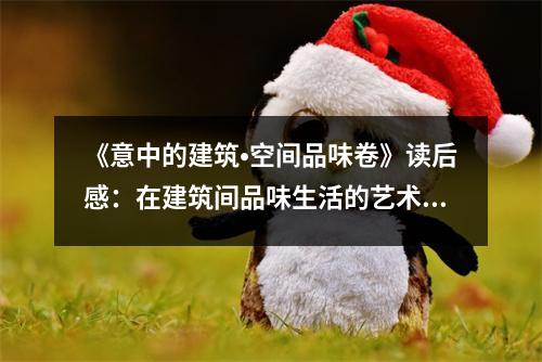 《意中的建筑?空間品味卷》讀后感：在建筑間品味生活的藝術之美 (950字)