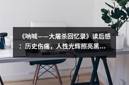 《吶喊——大屠殺回憶錄》讀后感：歷史傷痛，人性光輝照亮黑暗 (850字)