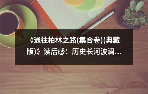 《通往柏林之路(集合卷)(典藏版)》讀后感：歷史長(zhǎng)河波瀾壯闊 (800字)