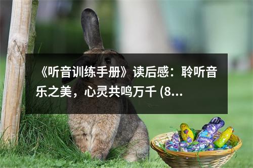 《聽(tīng)音訓(xùn)練手冊(cè)》讀后感：聆聽(tīng)音樂(lè)之美，心靈共鳴萬(wàn)千 (850字)