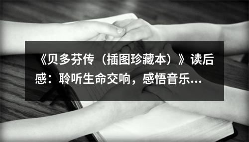 《貝多芬傳（插圖珍藏本）》讀后感：聆聽生命交響，感悟音樂力量 (900字)
