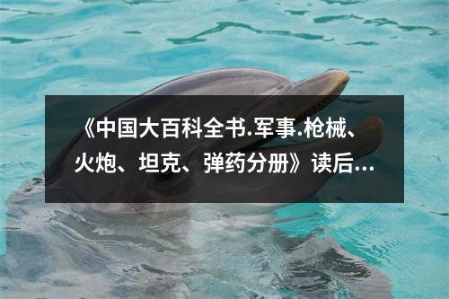 《中國大百科全書.軍事.槍械、火炮、坦克、彈藥分冊》讀后感：烽火歲月里的鋼鐵傳奇 (950字)