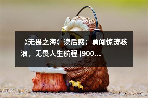 《無畏之海》讀后感：勇闖驚濤駭浪，無畏人生航程 (900字)