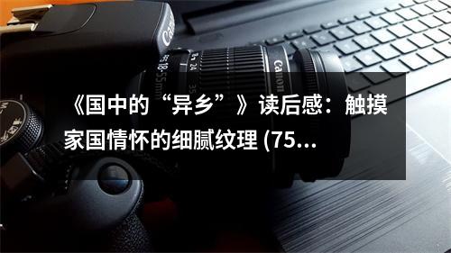 《國中的“異鄉(xiāng)”》讀后感：觸摸家國情懷的細膩紋理 (750字)