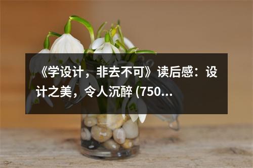 《學(xué)設(shè)計(jì)，非去不可》讀后感：設(shè)計(jì)之美，令人沉醉 (750字)