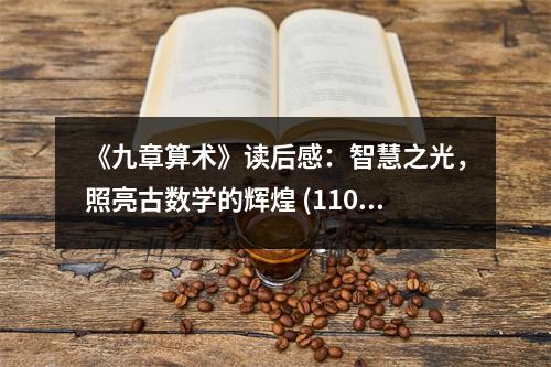 《九章算術(shù)》讀后感：智慧之光，照亮古數(shù)學(xué)的輝煌 (1100字)