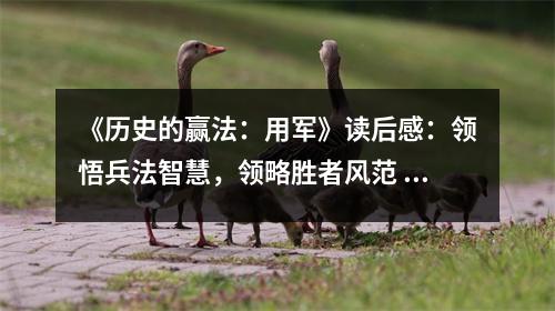 《歷史的贏法：用軍》讀后感：領(lǐng)悟兵法智慧，領(lǐng)略勝者風(fēng)范 (650字)