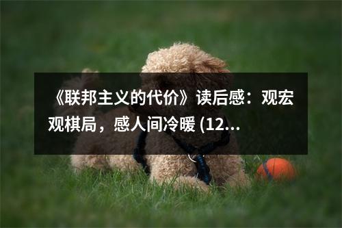 《聯(lián)邦主義的代價(jià)》讀后感：觀宏觀棋局，感人間冷暖 (1200字)
