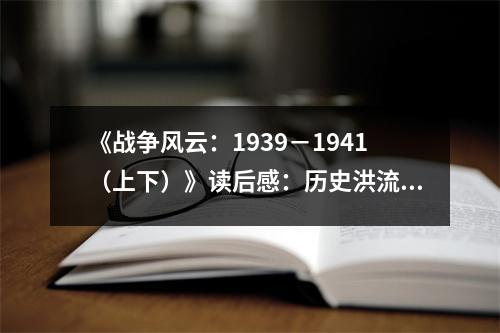 《戰(zhàn)爭風(fēng)云：1939－1941（上下）》讀后感：歷史洪流中的悲壯交響 (850字)