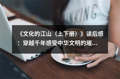 《文化的江山（上下冊(cè)）》讀后感：穿越千年感受中華文明的璀璨之光 (750字)