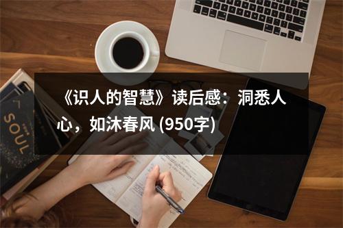 《識(shí)人的智慧》讀后感：洞悉人心，如沐春風(fēng) (950字)