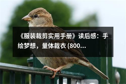《服裝裁剪實用手冊》讀后感：手繪夢想，量體裁衣 (800字)