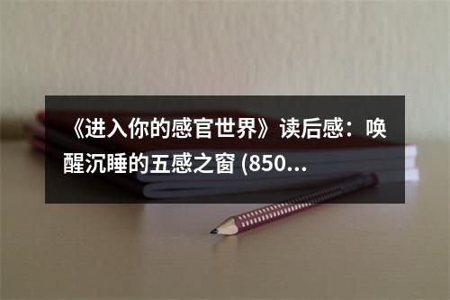 《進(jìn)入你的感官世界》讀后感：?jiǎn)拘殉了奈甯兄?(850字)