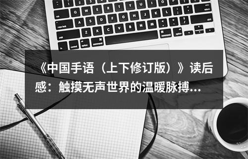 《中國手語（上下修訂版）》讀后感：觸摸無聲世界的溫暖脈搏 (900字)