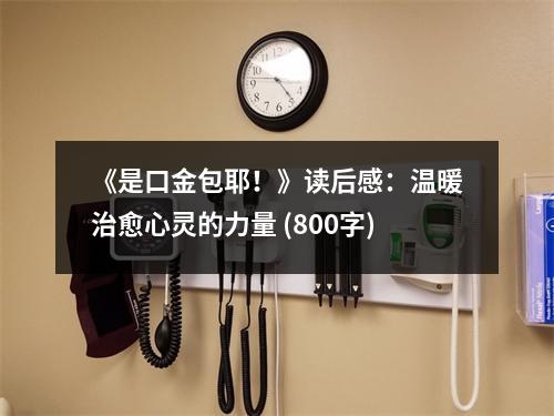 《是口金包耶！》讀后感：溫暖治愈心靈的力量 (800字)