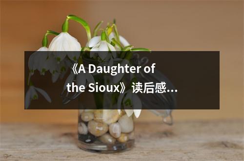 《A Daughter of the Sioux》讀后感：追尋印第安靈魂的足跡 (750字)