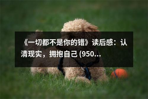 《一切都不是你的錯(cuò)》讀后感：認(rèn)清現(xiàn)實(shí)，擁抱自己 (950字)