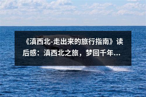 《滇西北-走出來的旅行指南》讀后感：滇西北之旅，夢(mèng)回千年的仙境 (850字)