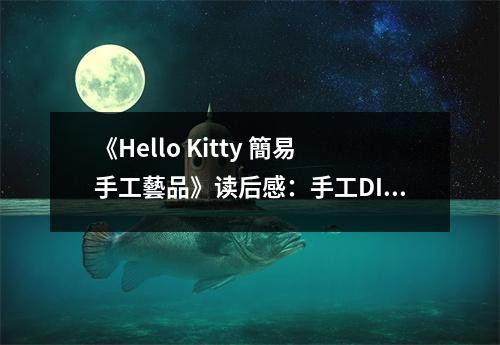 《Hello Kitty 簡易手工藝品》讀后感：手工DIY，溫暖每一刻 (700字)
