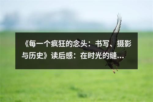 《每一個(gè)瘋狂的念頭：書(shū)寫(xiě)、攝影與歷史》讀后感：在時(shí)光的縫隙中尋找靈魂的痕跡 (900字)