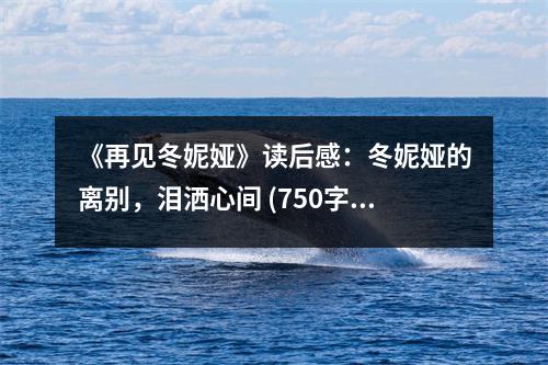 《再見冬妮婭》讀后感：冬妮婭的離別，淚灑心間 (750字)