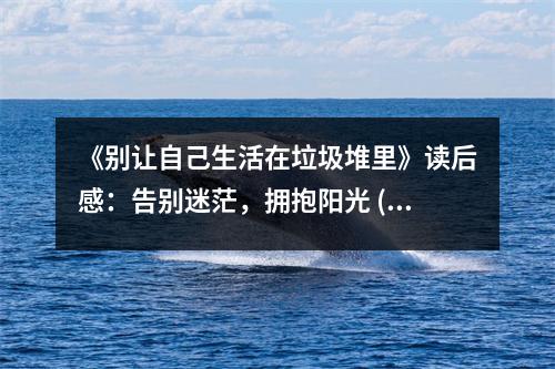 《別讓自己生活在垃圾堆里》讀后感：告別迷茫，擁抱陽光 (750字)