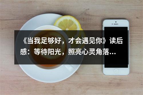 《當(dāng)我足夠好，才會(huì)遇見(jiàn)你》讀后感：等待陽(yáng)光，照亮心靈角落 (800字)
