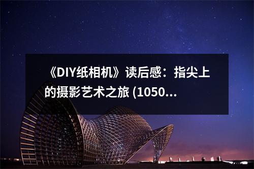 《DIY紙相機(jī)》讀后感：指尖上的攝影藝術(shù)之旅 (1050字)