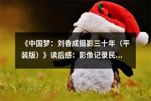 《中國夢(mèng)：劉香成攝影三十年（平裝版）》讀后感：影像記錄民族復(fù)興之路 (850字)