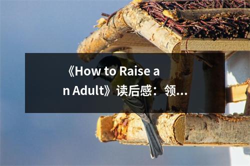 《How to Raise an Adult》讀后感：領(lǐng)悟成長真諦，守護孩子夢想 (950字)