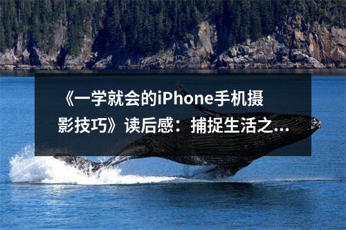 《一學(xué)就會(huì)的iPhone手機(jī)攝影技巧》讀后感：捕捉生活之美，記錄時(shí)光瞬間 (800字)
