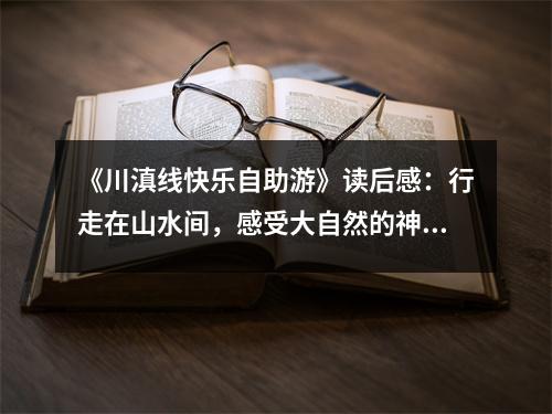 《川滇線快樂(lè)自助游》讀后感：行走在山水間，感受大自然的神奇魅力 (750字)