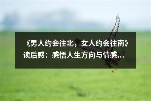 《男人約會(huì)往北，女人約會(huì)往南》讀后感：感悟人生方向與情感抉擇 (850字)