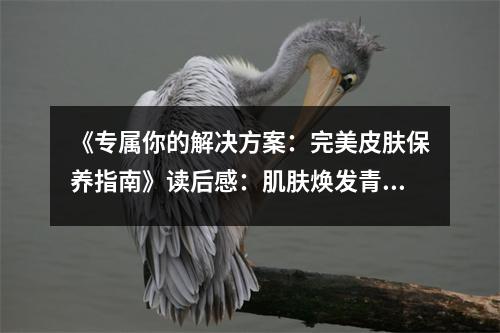 《專屬你的解決方案：完美皮膚保養(yǎng)指南》讀后感：肌膚煥發(fā)青春的秘密 (800字)