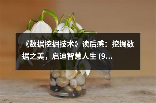 《數(shù)據(jù)挖掘技術(shù)》讀后感：挖掘數(shù)據(jù)之美，啟迪智慧人生 (950字)