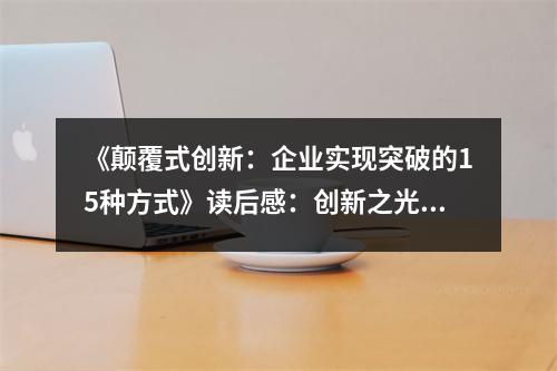 《顛覆式創(chuàng)新：企業(yè)實(shí)現(xiàn)突破的15種方式》讀后感：創(chuàng)新之光照亮未來(lái)之路 (800字)