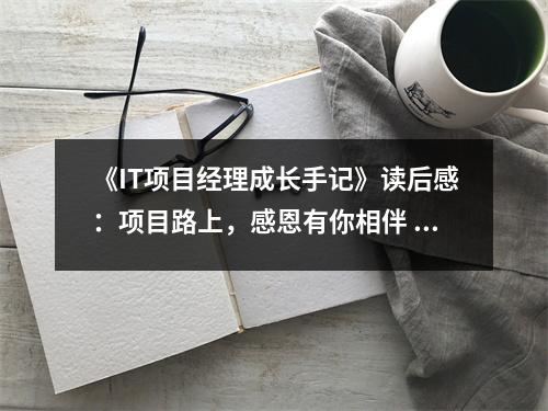 《IT項(xiàng)目經(jīng)理成長(zhǎng)手記》讀后感：項(xiàng)目路上，感恩有你相伴 (750字)