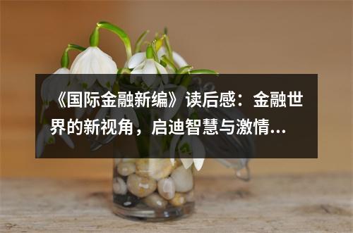 《國(guó)際金融新編》讀后感：金融世界的新視角，啟迪智慧與激情 (800字)