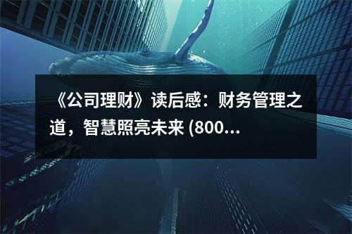 《公司理財》讀后感：財務(wù)管理之道，智慧照亮未來 (800字)