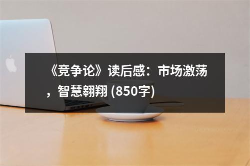 《競爭論》讀后感：市場激蕩，智慧翱翔 (850字)
