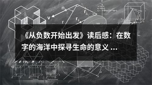 《從負(fù)數(shù)開始出發(fā)》讀后感：在數(shù)字的海洋中探尋生命的意義 (800字)