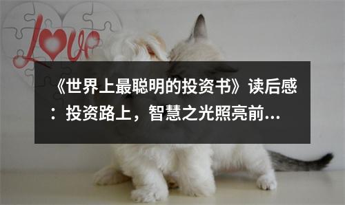 《世界上最聰明的投資書》讀后感：投資路上，智慧之光照亮前行 (700字)