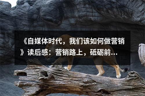 《自媒體時(shí)代，我們?cè)撊绾巫鰻I(yíng)銷》讀后感：營(yíng)銷路上，砥礪前行心更堅(jiān) (850字)